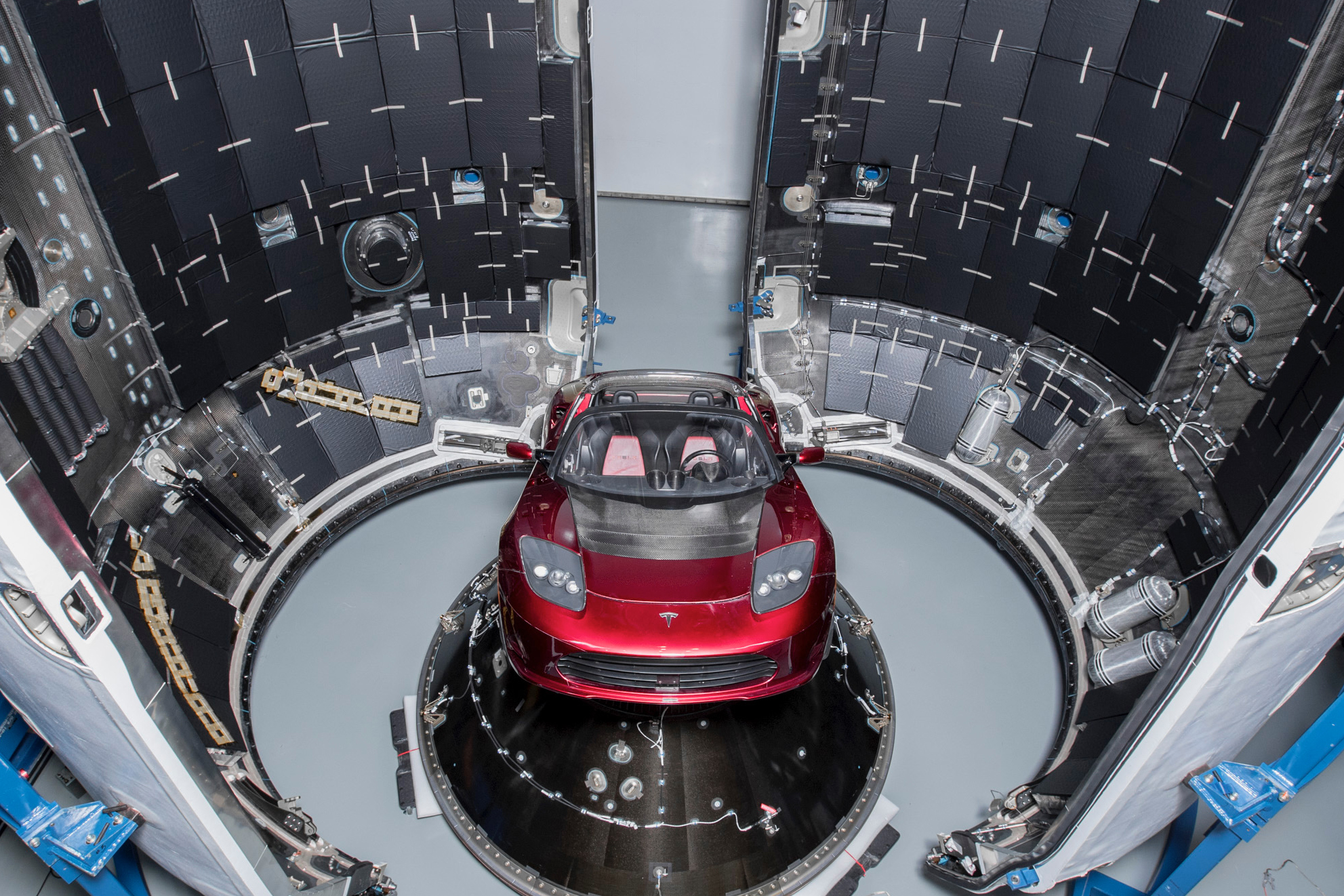 First Falcon Heavy Payload | Tesla Roadster