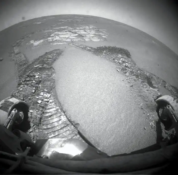 Opportunity stuck in Purgatory Dune