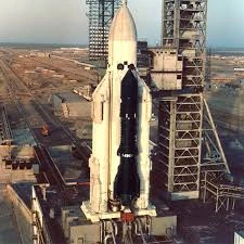 Energia Rocket on Pad