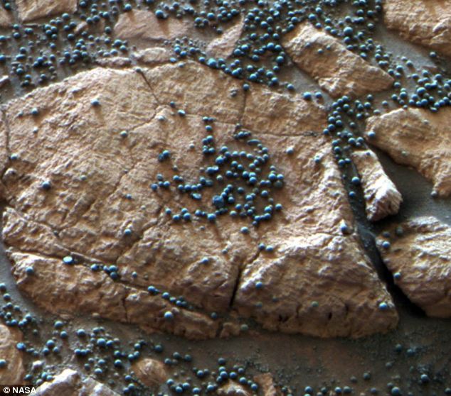 Martian blueberries from Opportunity